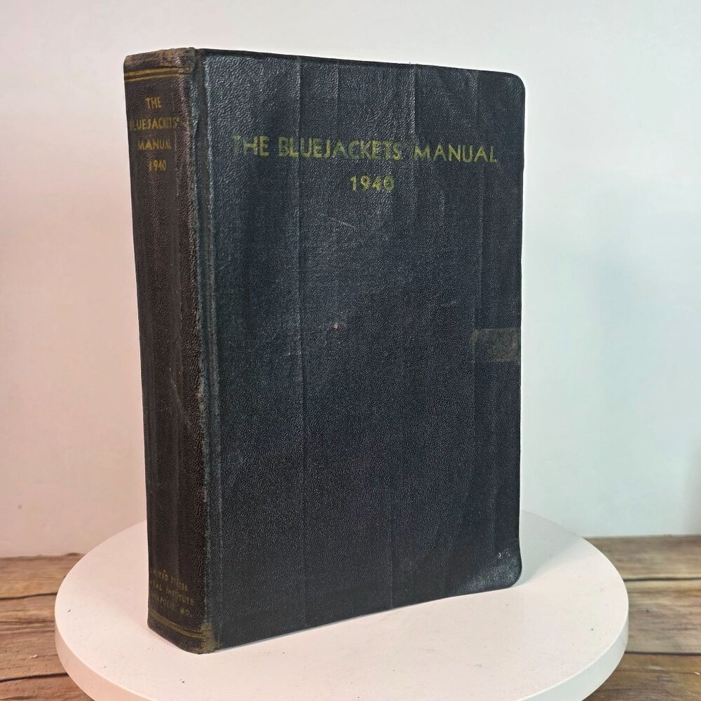 The Bluejackets Manual 1940 United States Navy Tenth Edition Hardcover".:..
